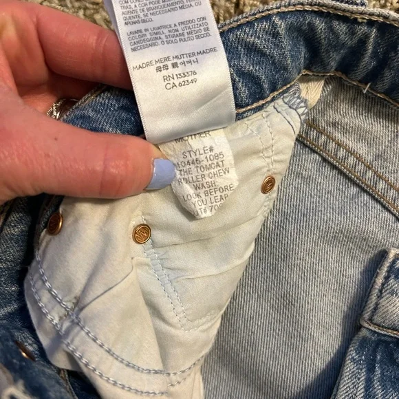 Mother wide leg crop Jean - Picture 4 of 5